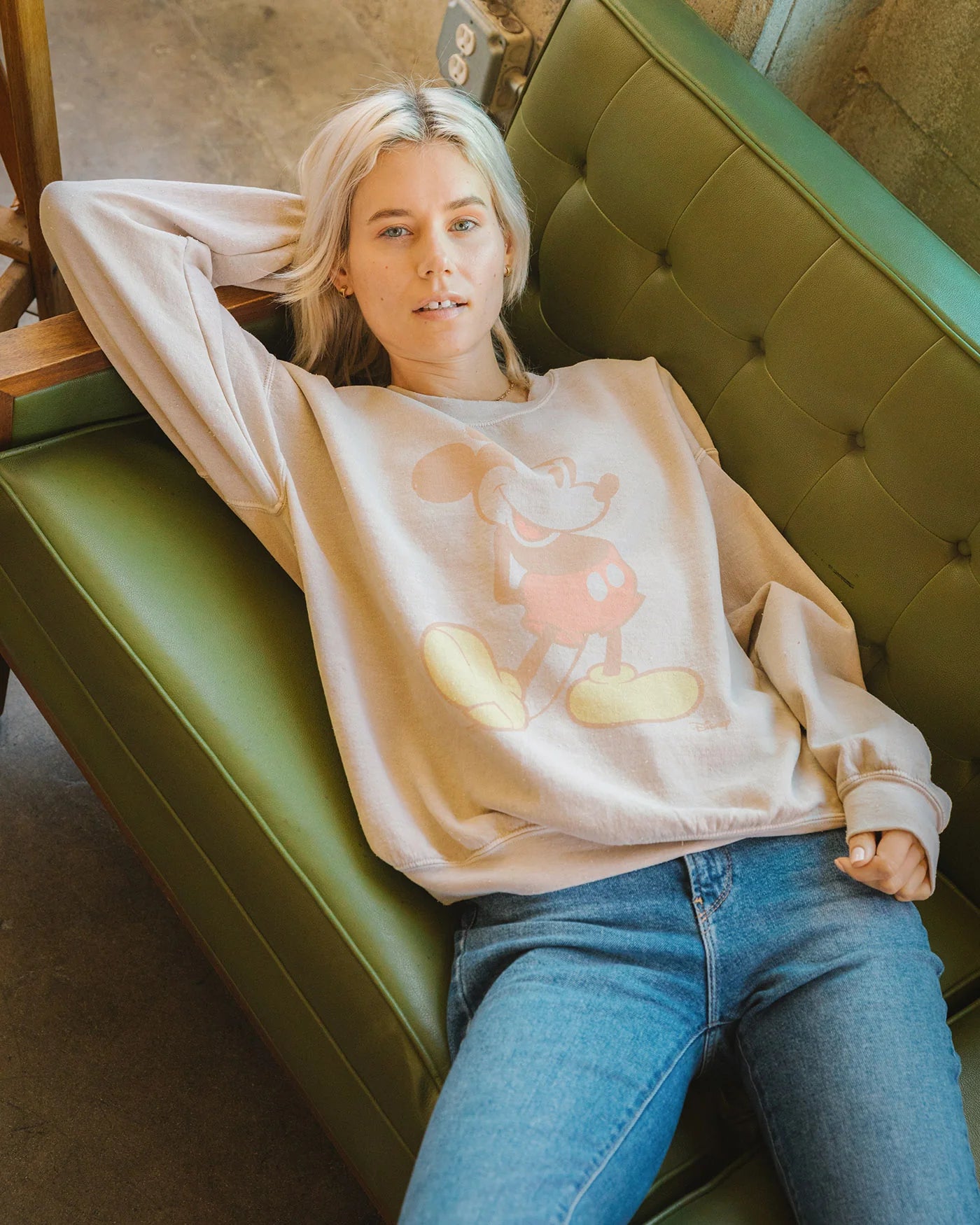 Mickey Faded Fleece