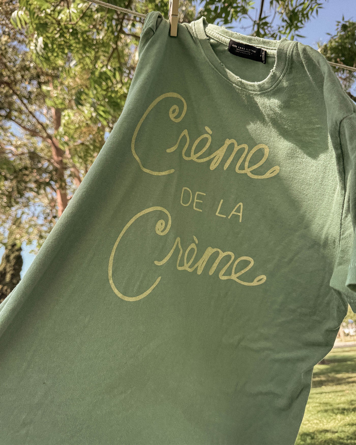 Crème De La Crème Vintage Tee - Peridot