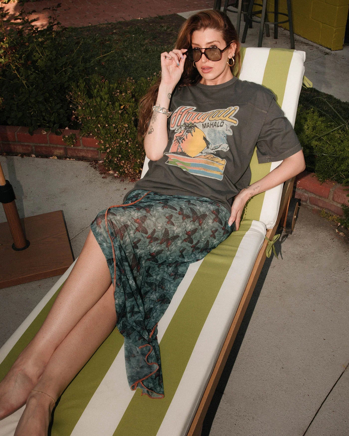 Hawaii Mahalo Jersey Tee