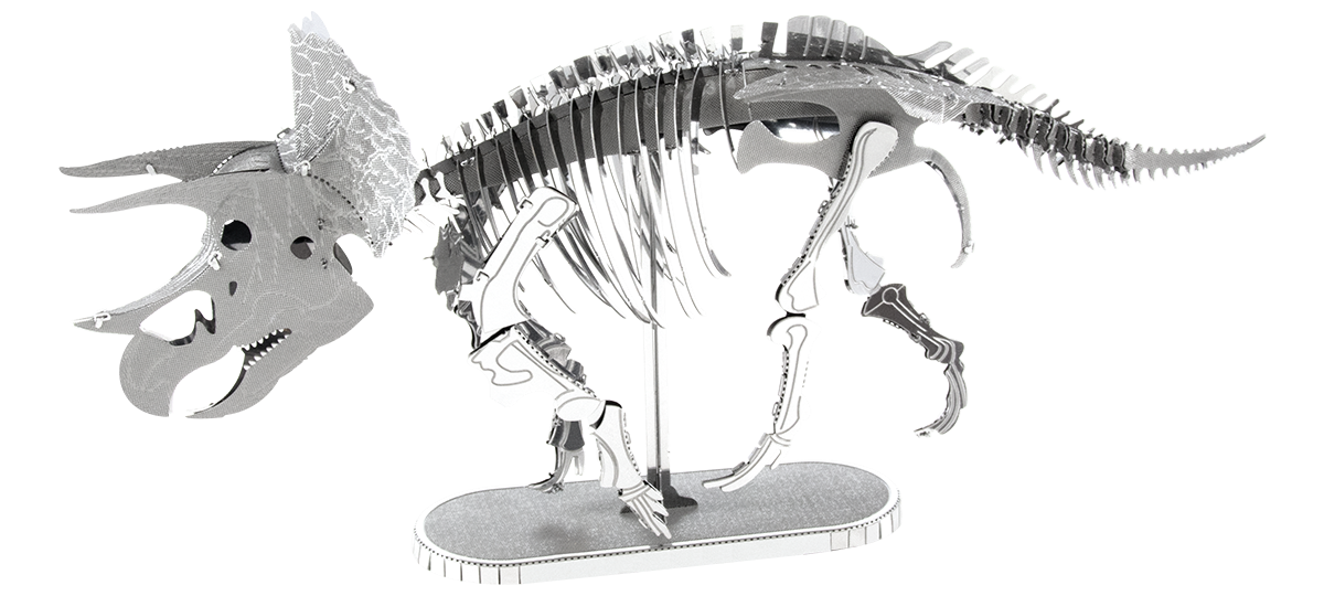 Triceratops Skeleton Metal Set