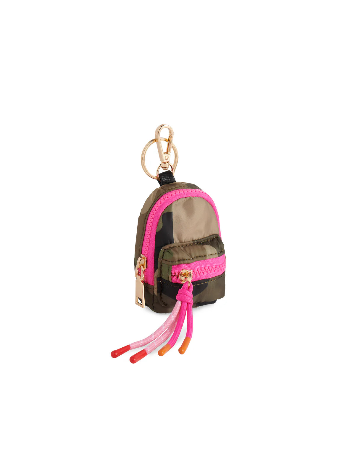Ezra Mini Backpack Bag Charm - Camo