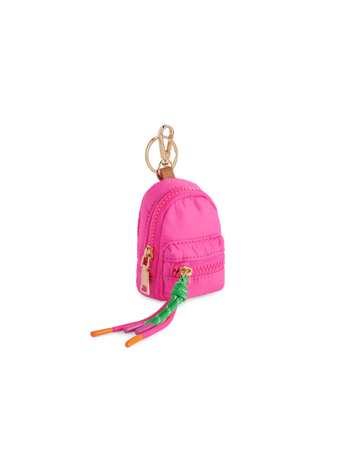 Ezra Mini Backpack Bag Charm - Magenta