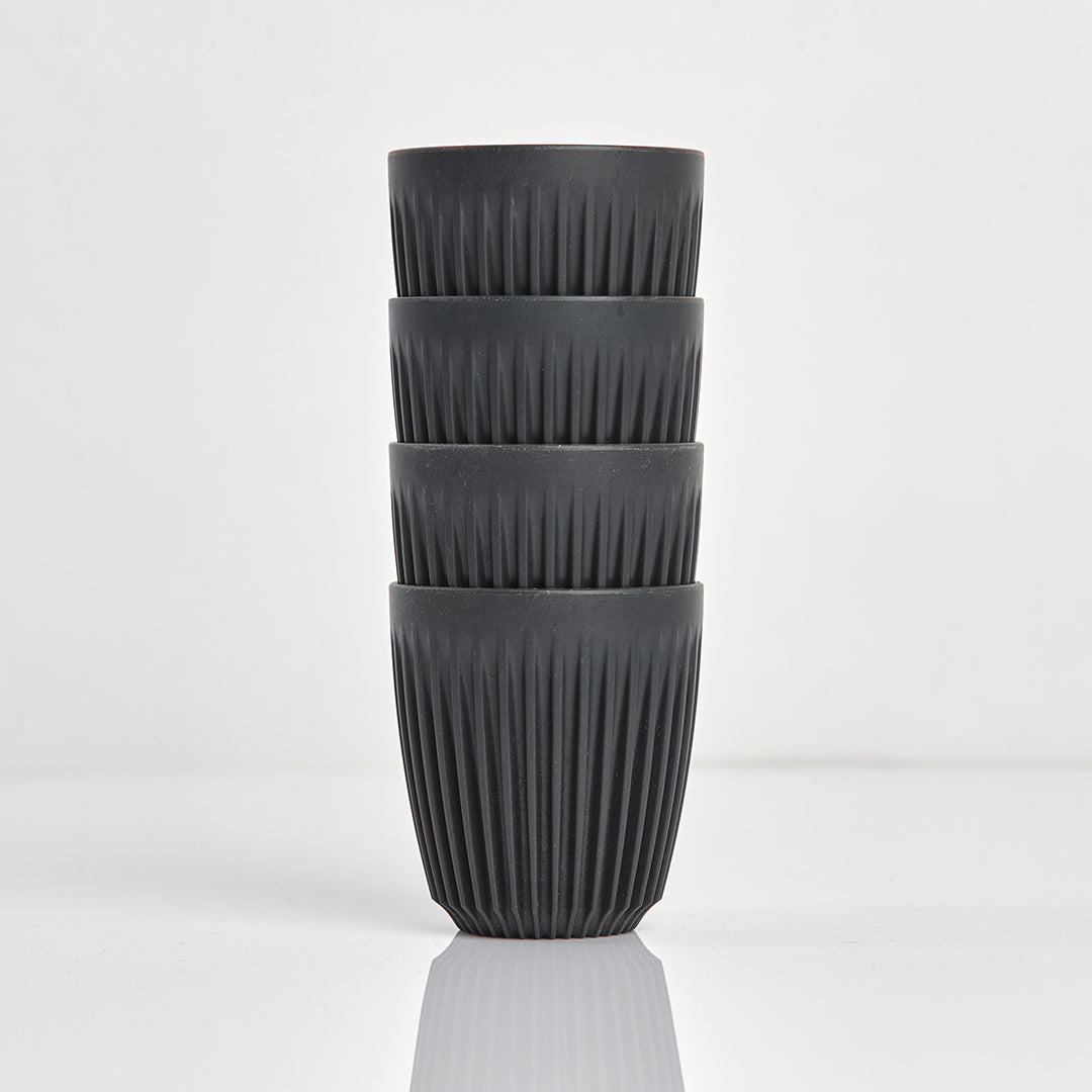 8oz 4-Pack Husk Cup - Charcoal