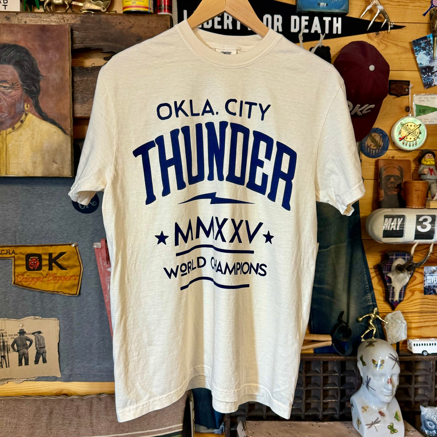 Okla City MMXXV Champions Tee - Ivory