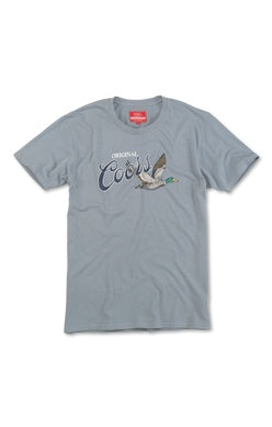 Coors Red Label Tee - Smoke Blue