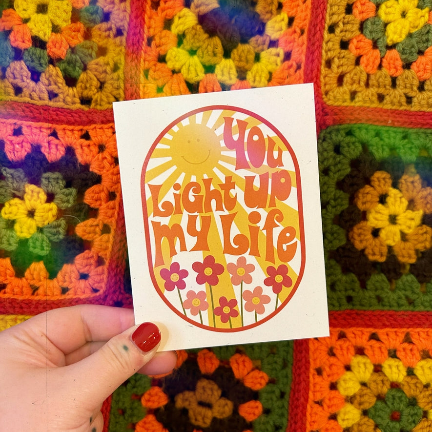 Love Light Up My Life Card