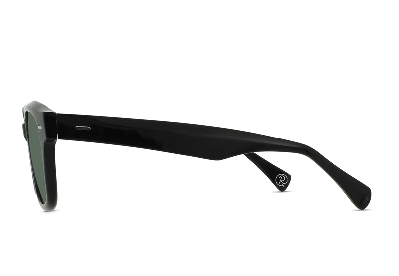 Carby Sunglasses Recycled Black / Green Polarized