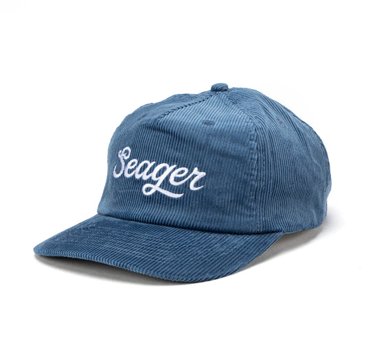 Big Blue Corduroy Snapback - Blue