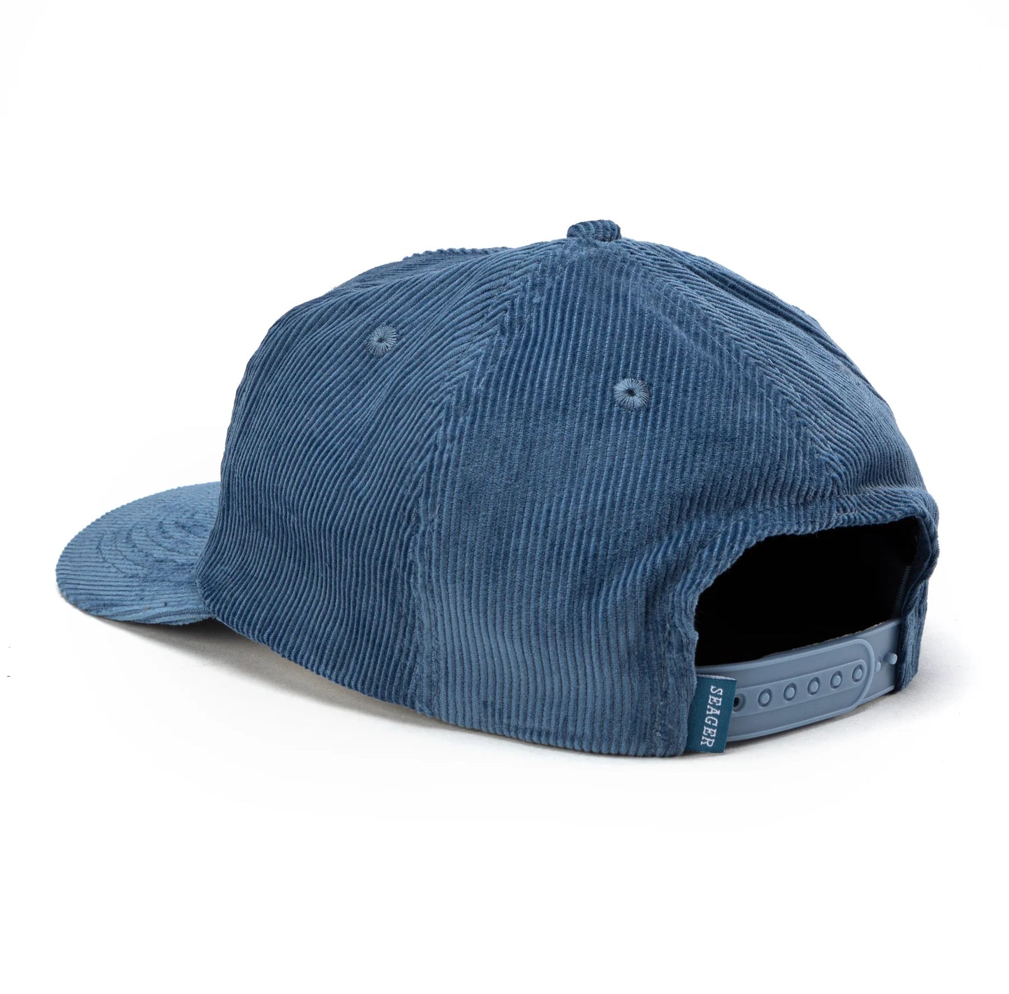Big Blue Corduroy Snapback - Blue