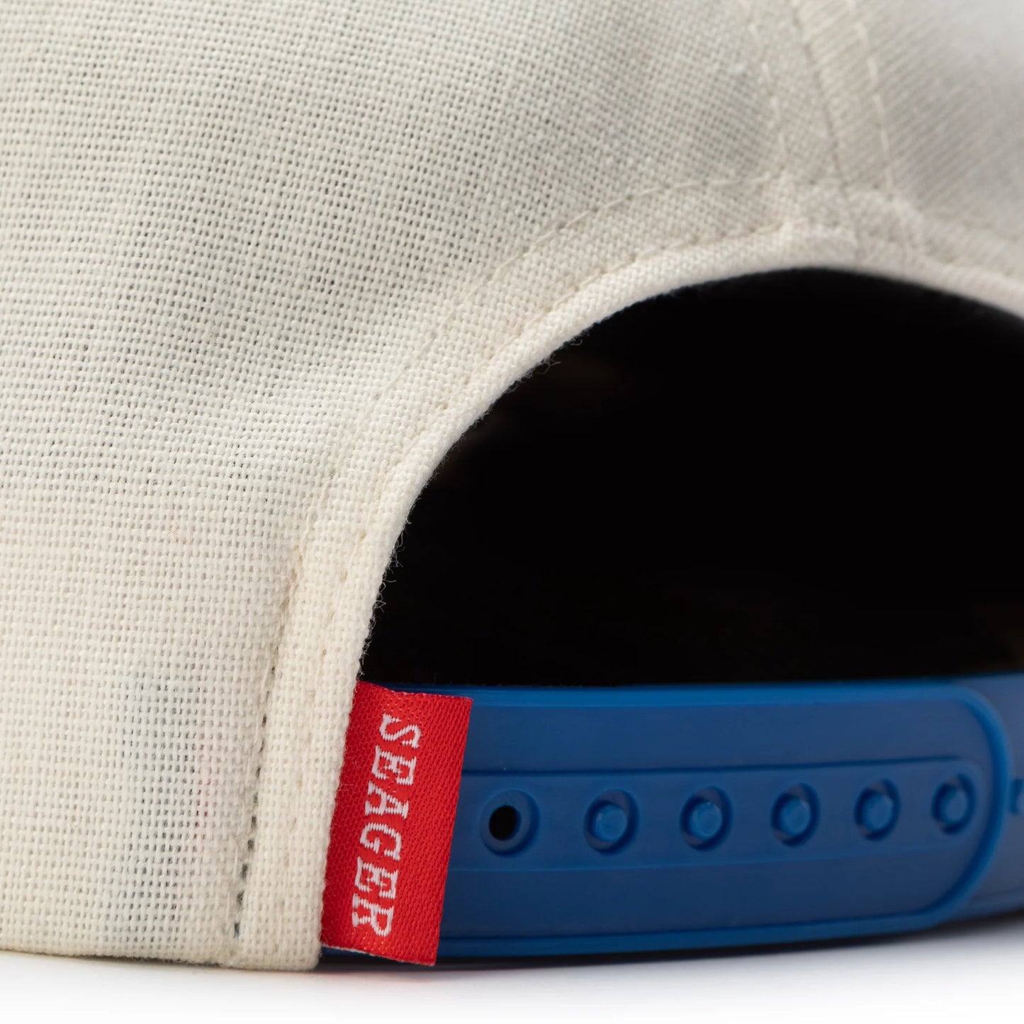 Uncle Bill Hemp Snapback - Cream/Blue