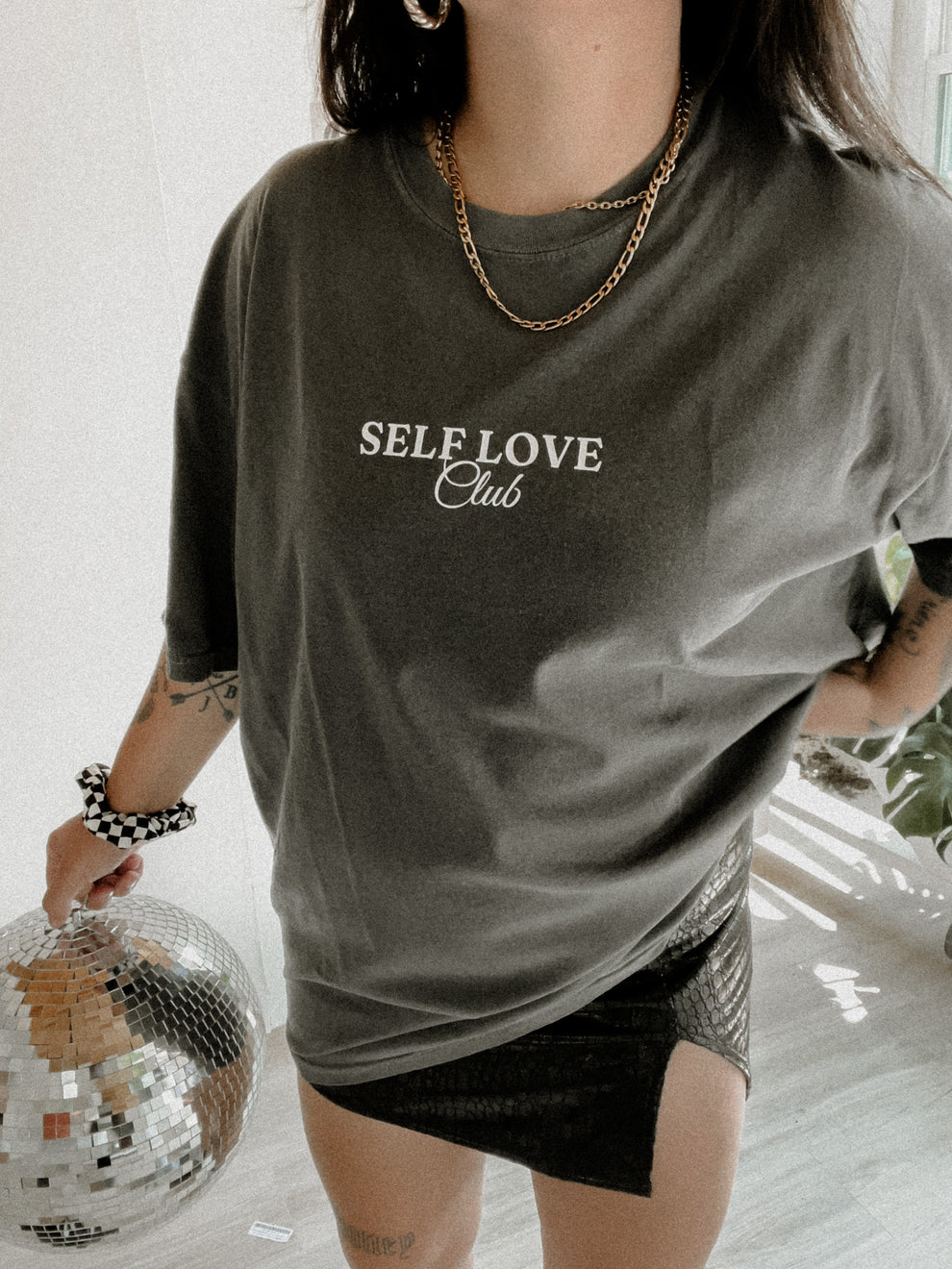 Self Love Tee - Smoke
