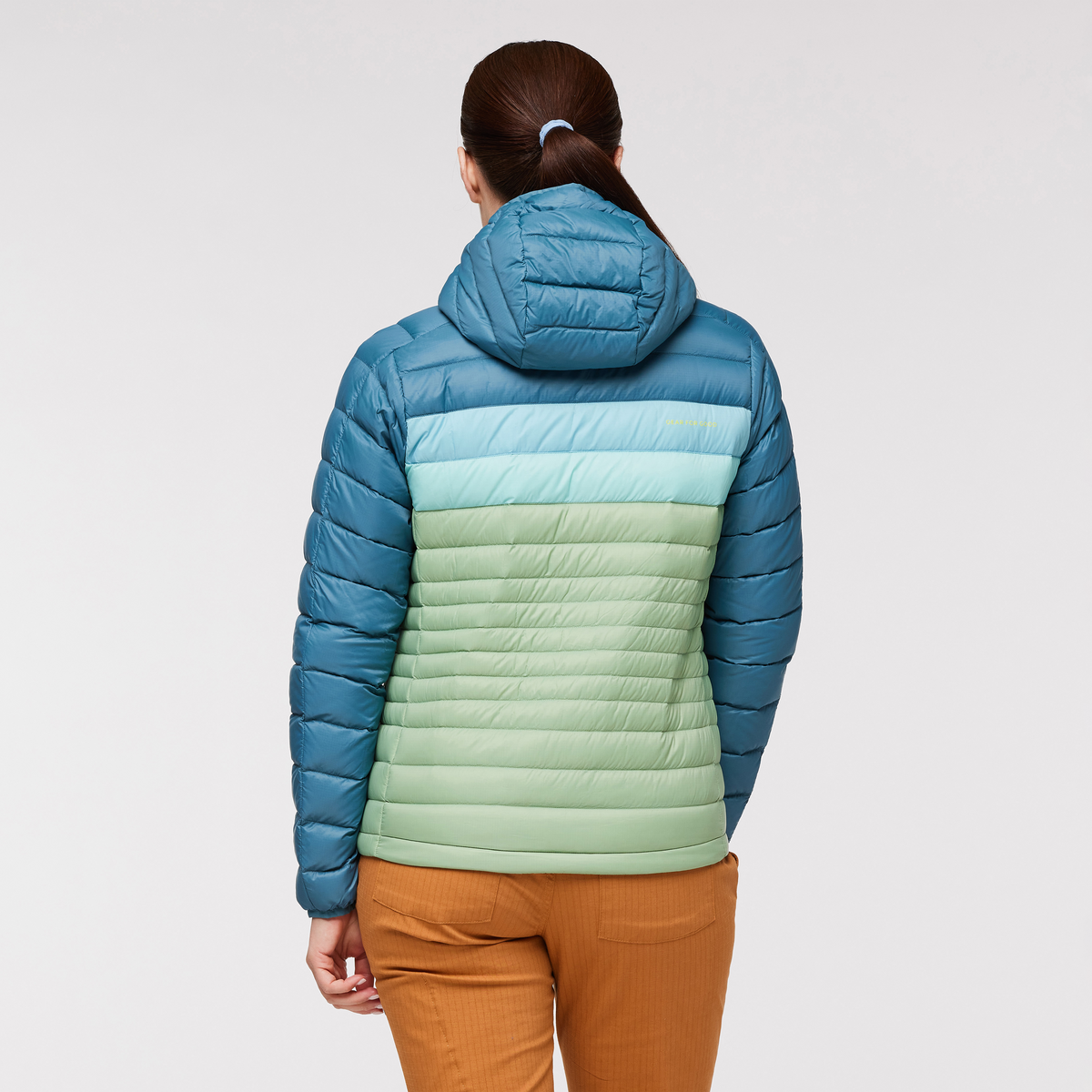 Fuego Down Hooded Jacket - Blue Spruce/Aspen