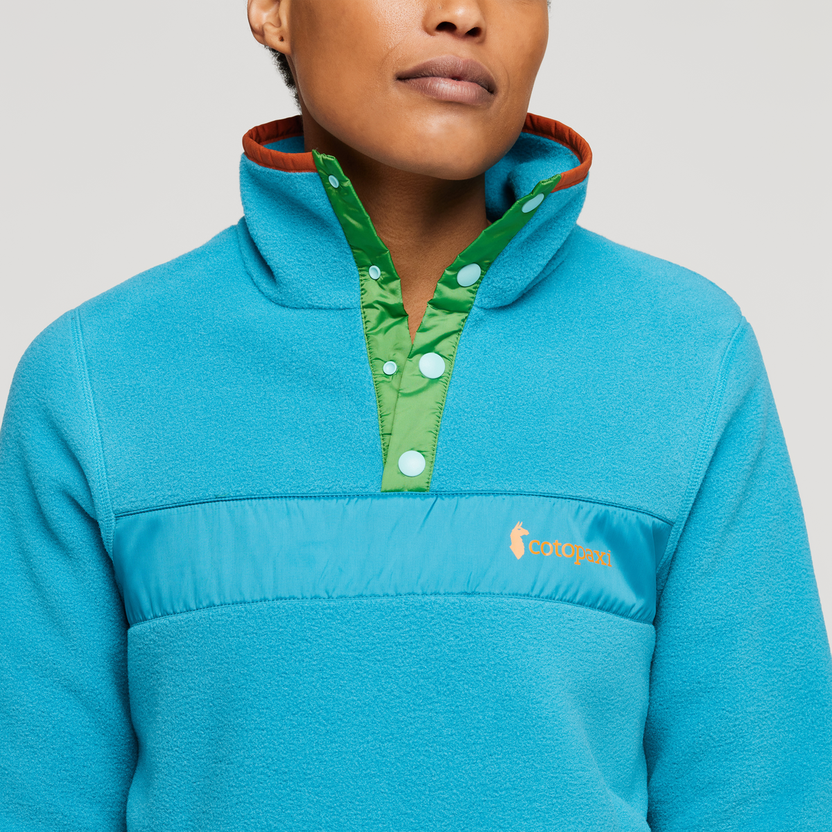 Teca Fleece Pullover - Water Slide