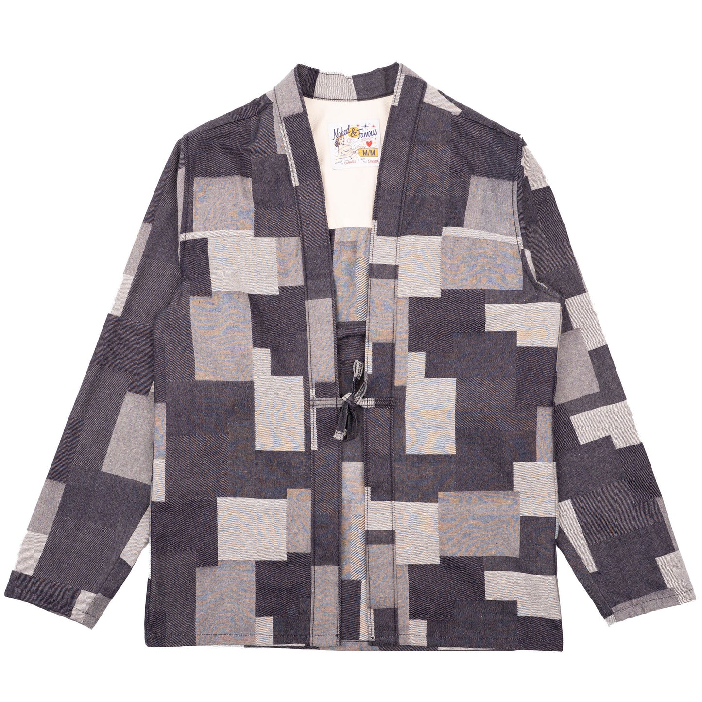 Kimono Shirt - Jacquard Denim - Indigo