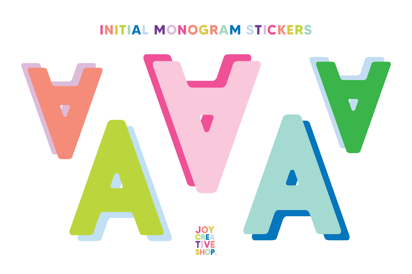 Alphabet Sticker Sheet - A