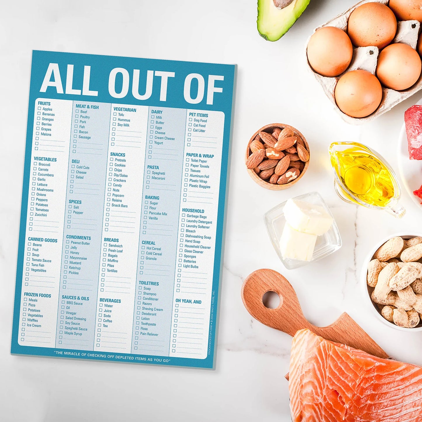 All Out Of® Pad with Magnet (Blue)