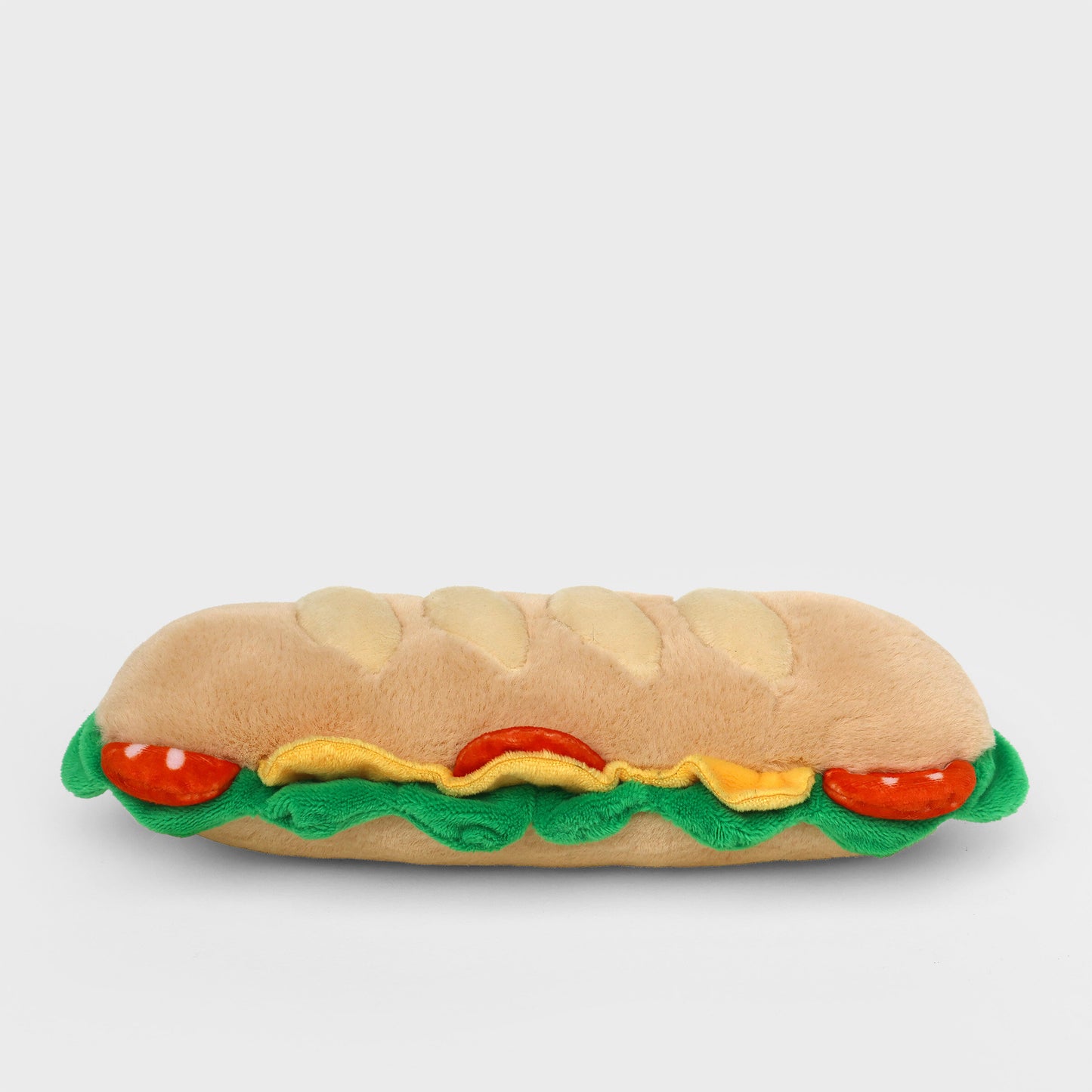 Plush Baguette Zip Pouch