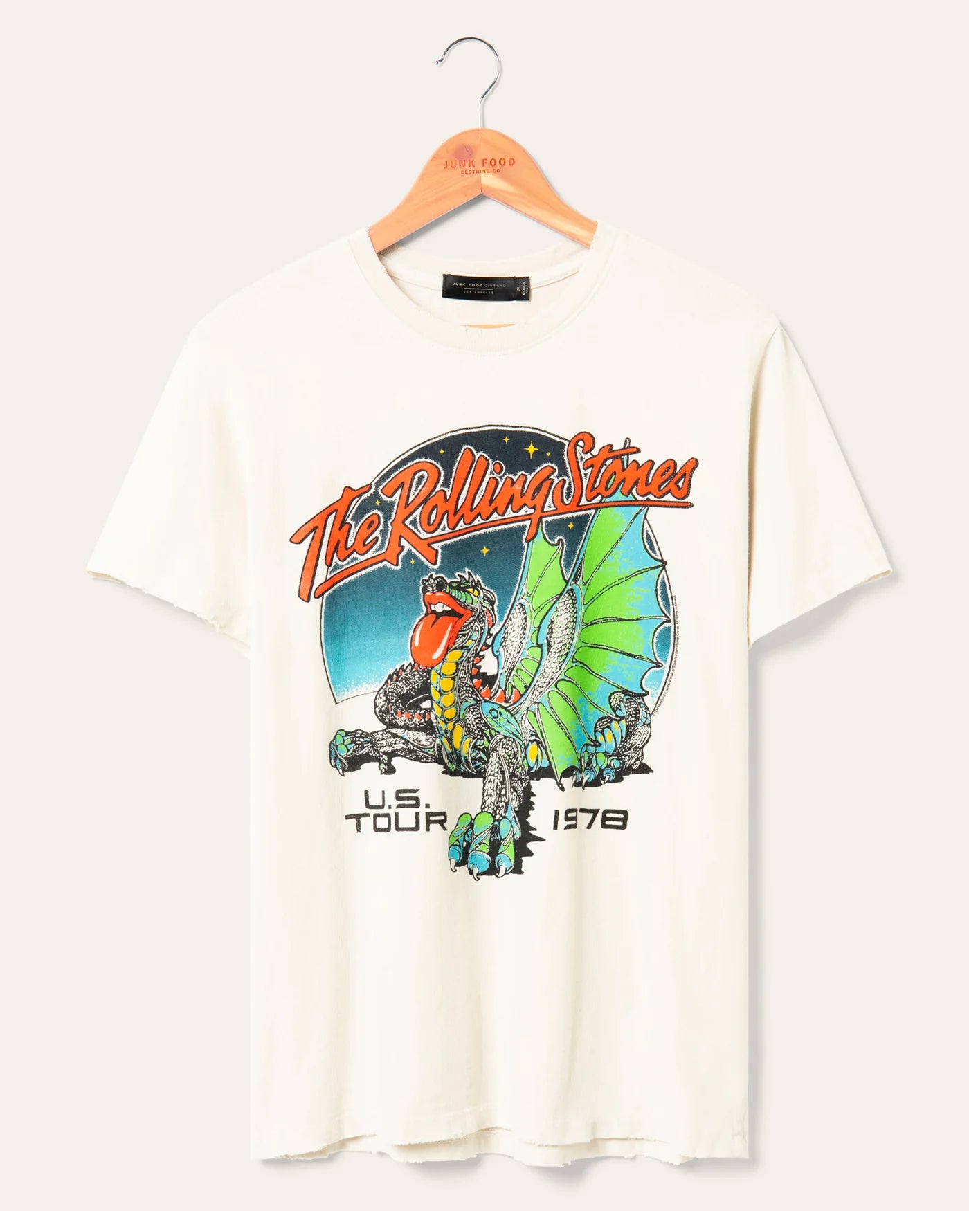Rolling Stones US Tour 1978 Vintage Tee - White