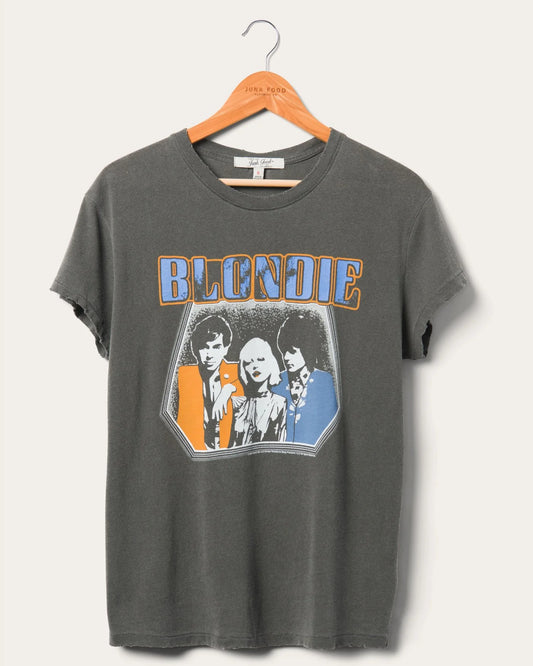 Blondie Glitter Vintage Tee - Black