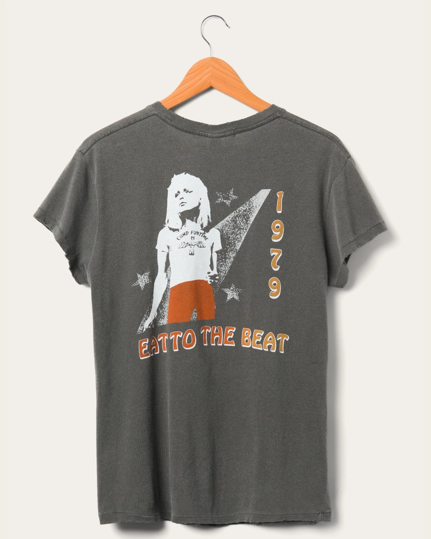 Blondie Glitter Vintage Tee - Black
