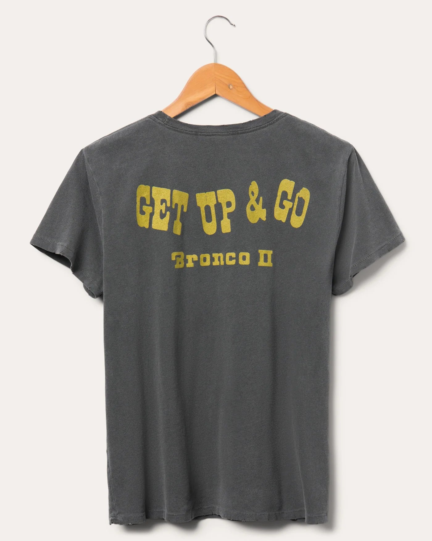 Bronco Get Up and Go Vintage Tee - Black