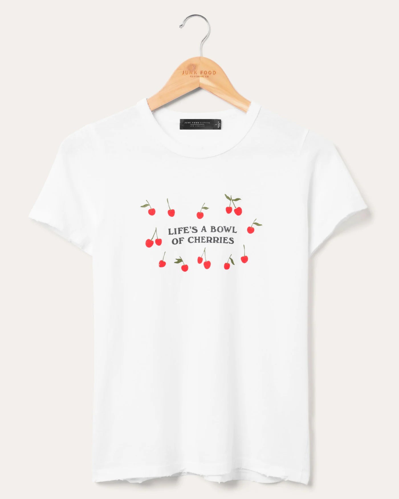 Life's a Bowl of Cherries Tee - White