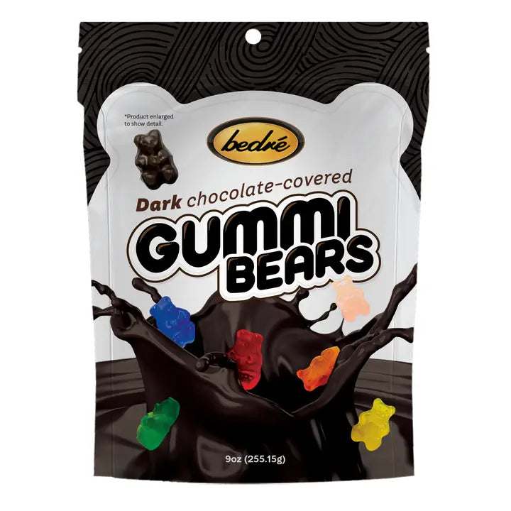 Dark Chocolate Gummi Bears - 6oz