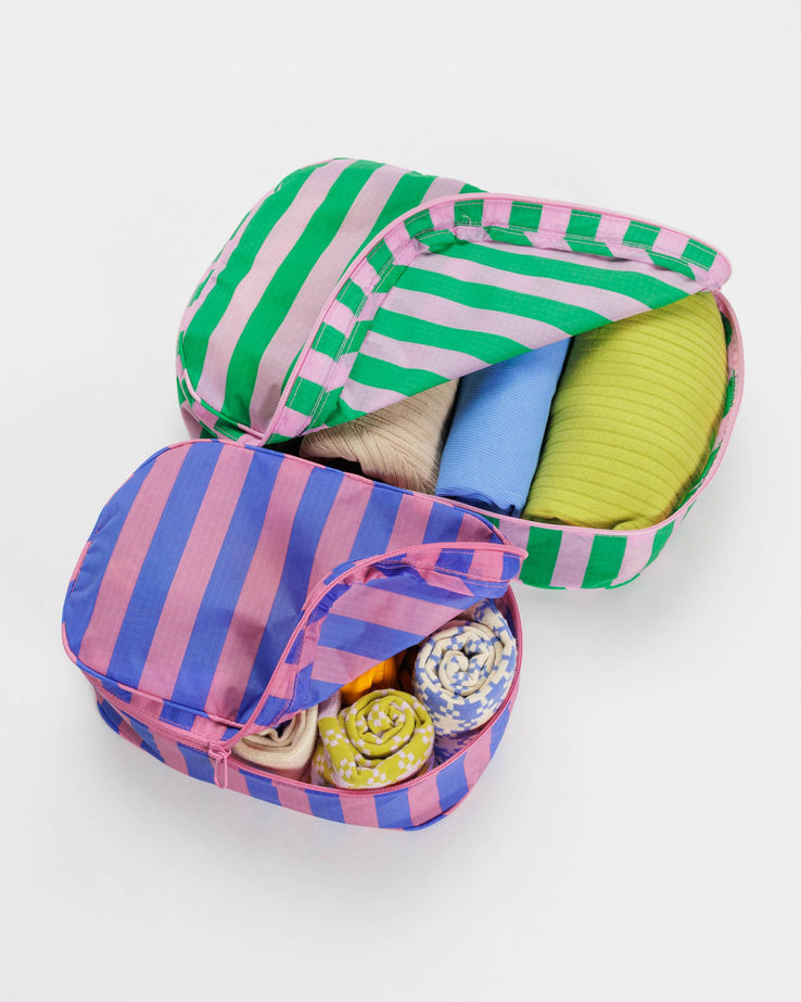 Packing Cube Set - Awning Stripes