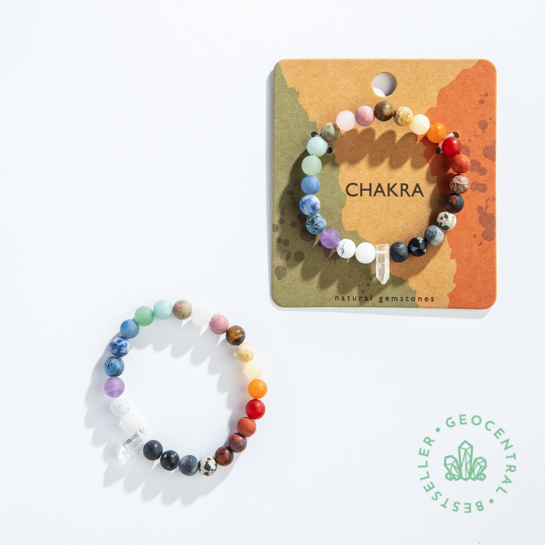 Crystal Point Chakra Bracelets