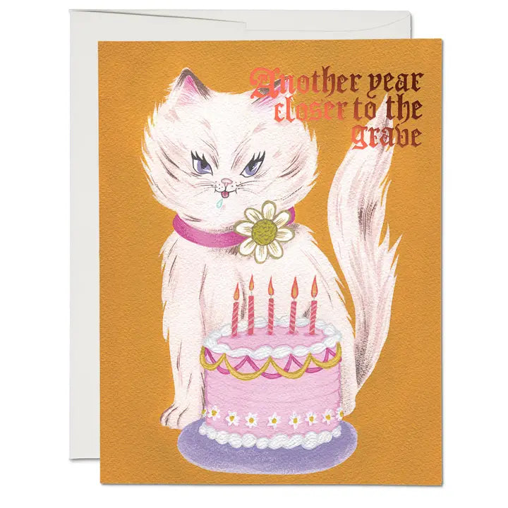 Kitty & Cake Greeting Card