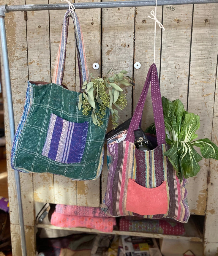 Kantha Tote Bag