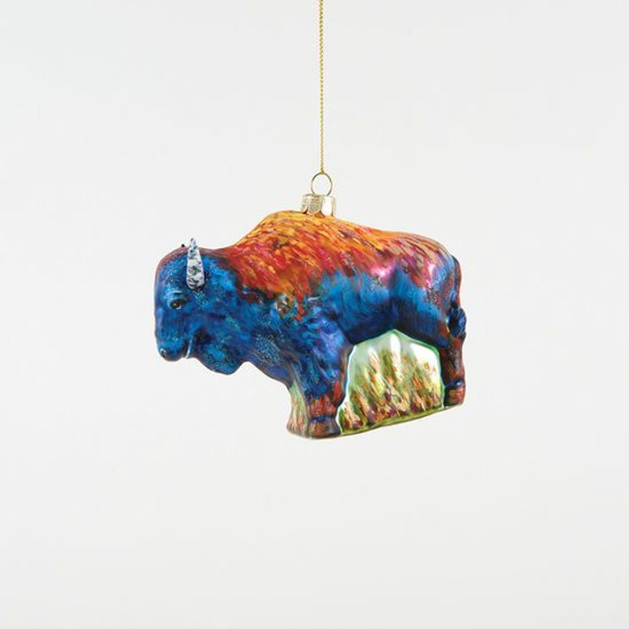 Colorful Bison Ornament