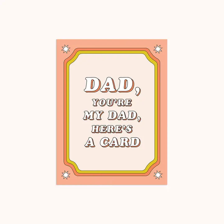 No-Nonsense Father's Day Card