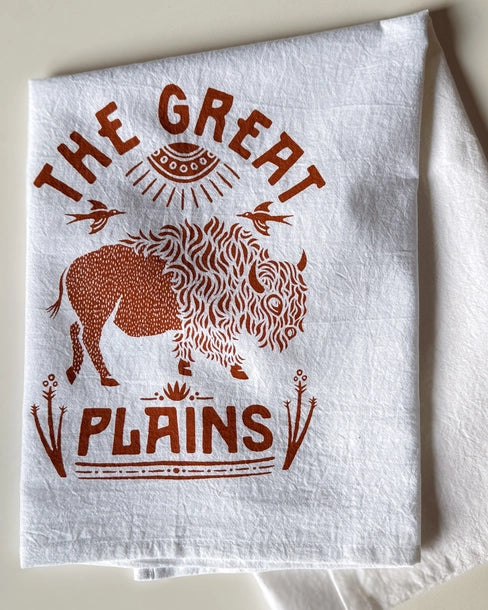 Great Plains Western Tea Towel