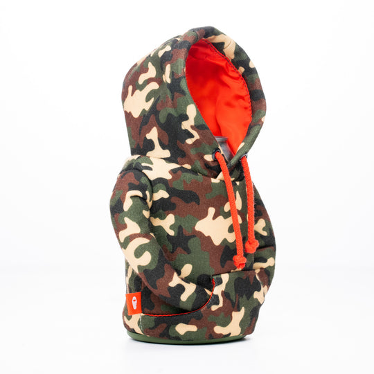 The Hoodie - Woodsy Camo/Puffin Red