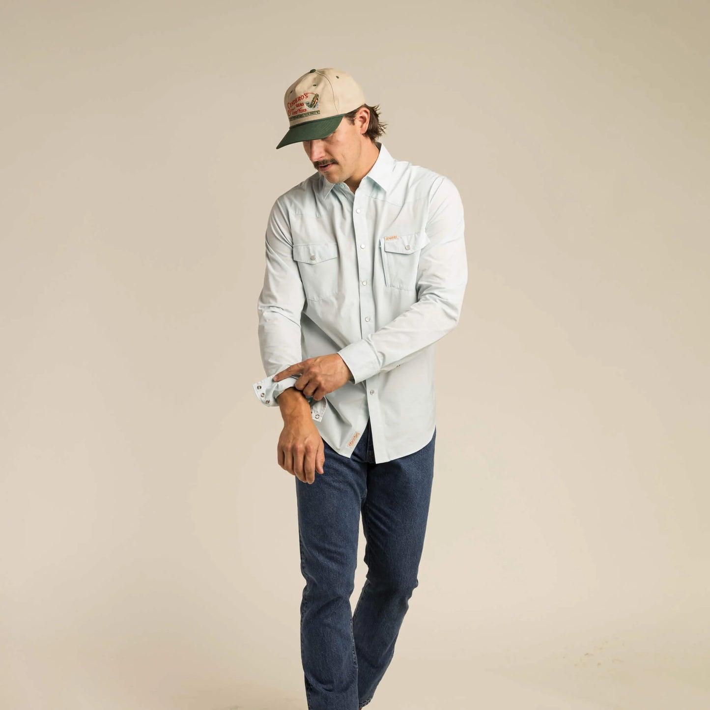 Hand Tied Flies Hat - Gray