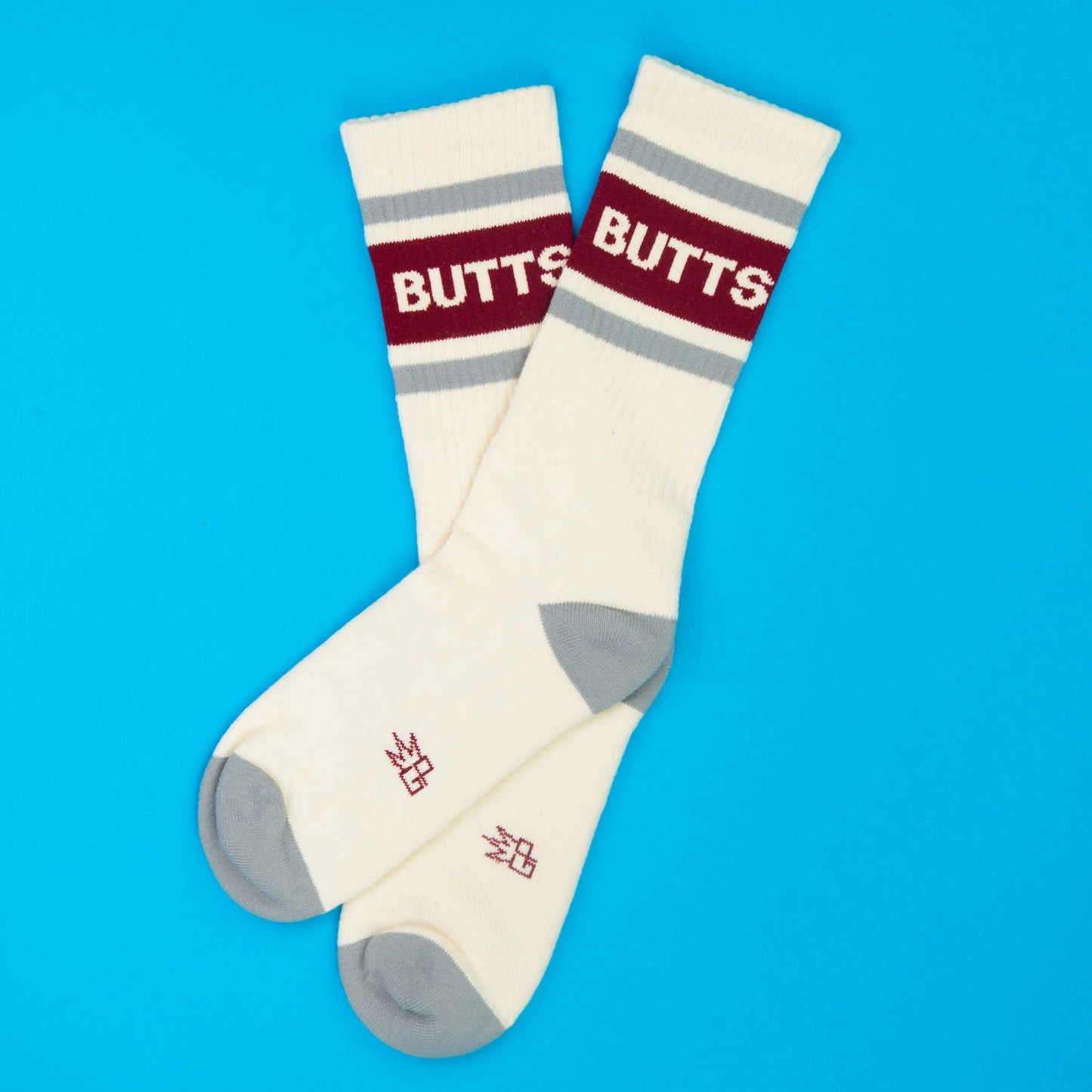 Butts Gym Crew Socks