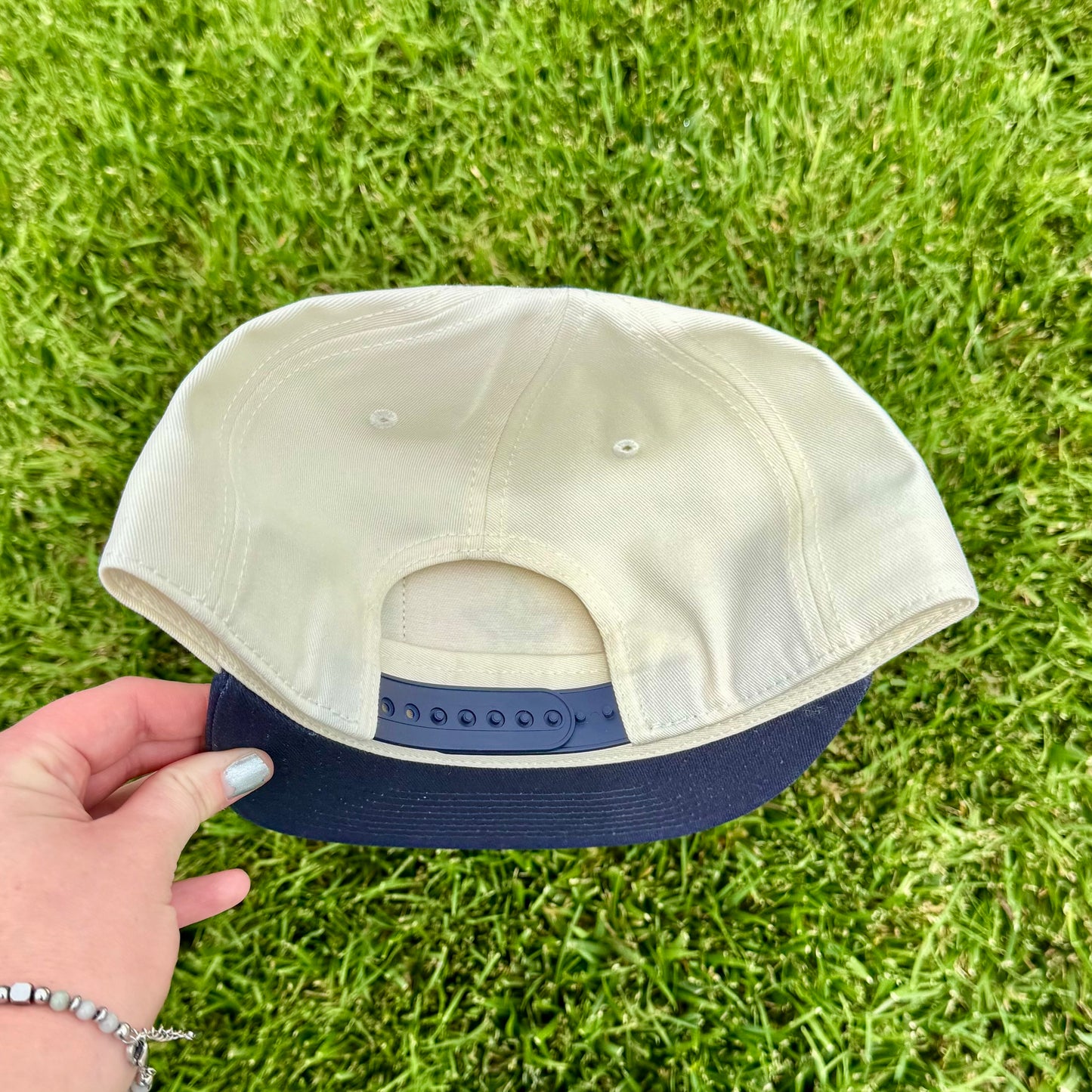 46 Star Flag Hat - Navy/Cream