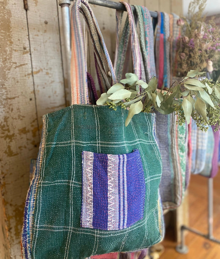 Kantha Tote Bag