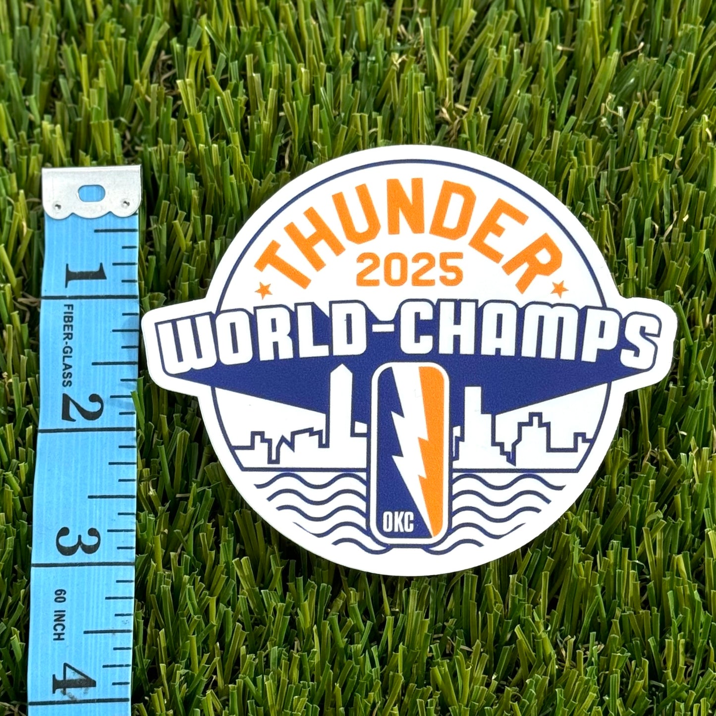 Thunder World Champs Sticker