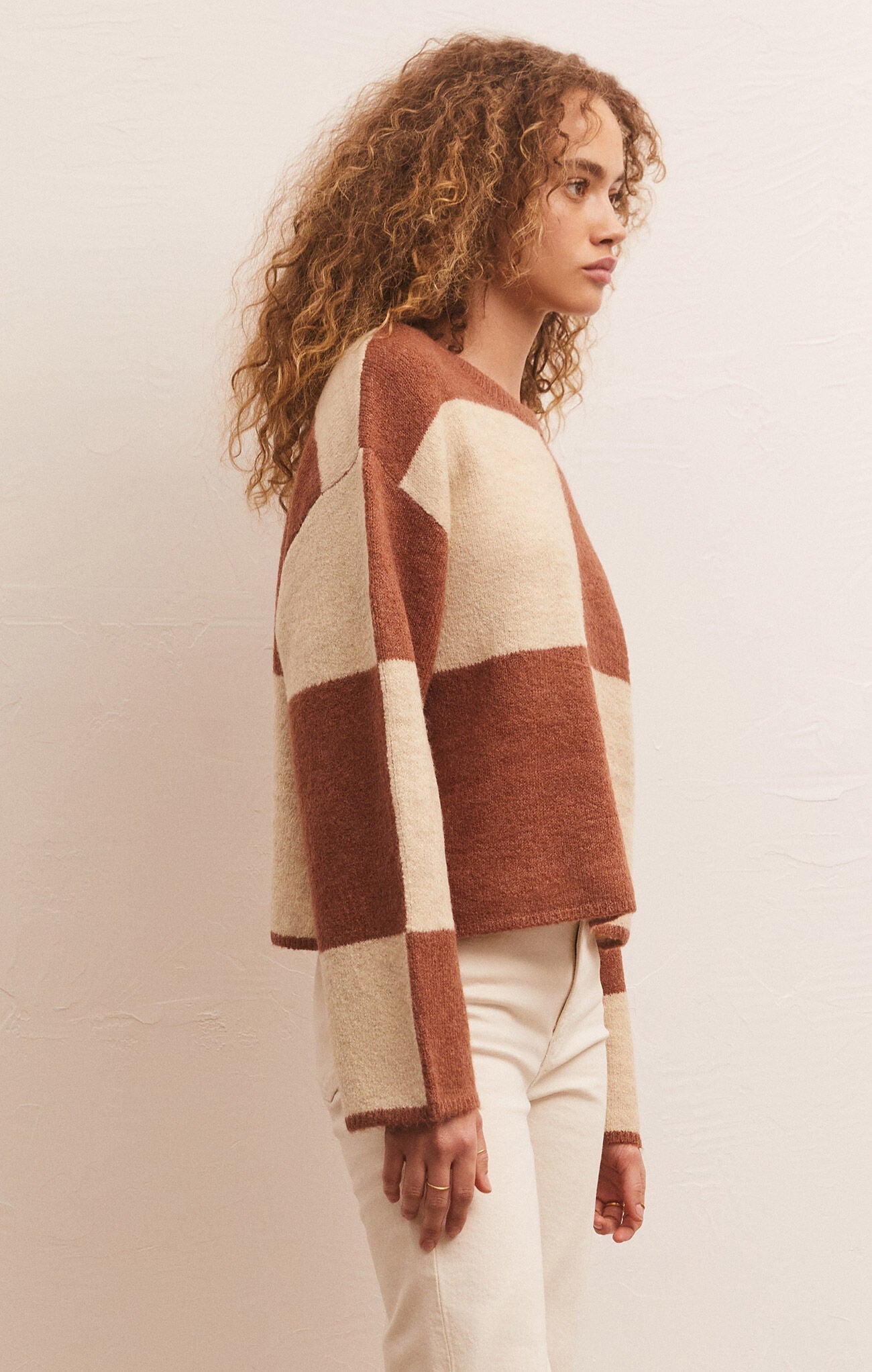 Rosi Blocked Sweater - Penny