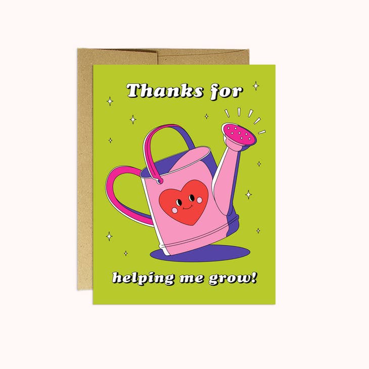Helping Me Grow Mother's Day Card