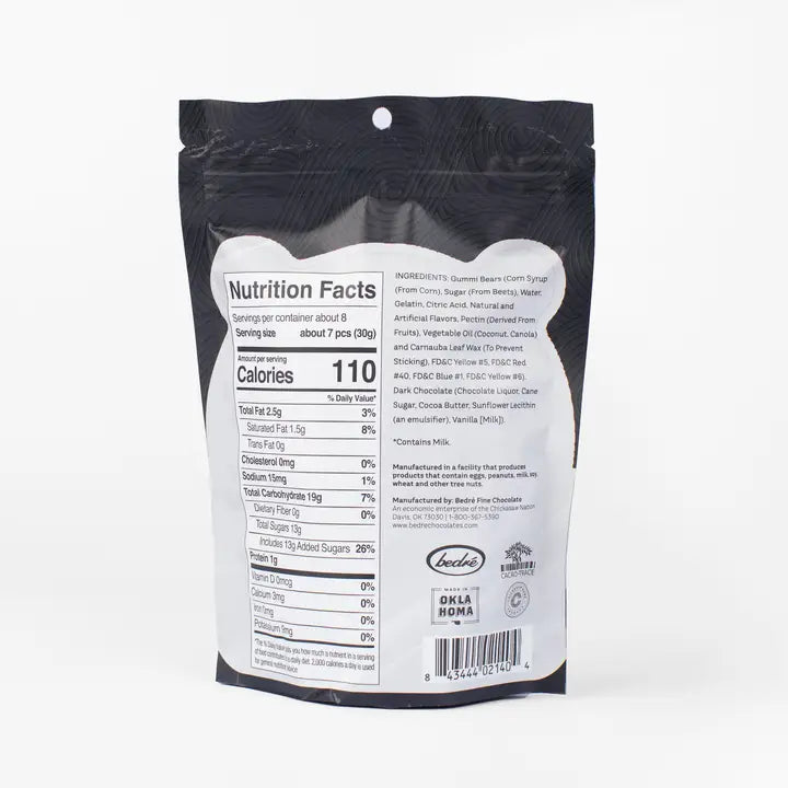 Dark Chocolate Gummi Bears - 6oz