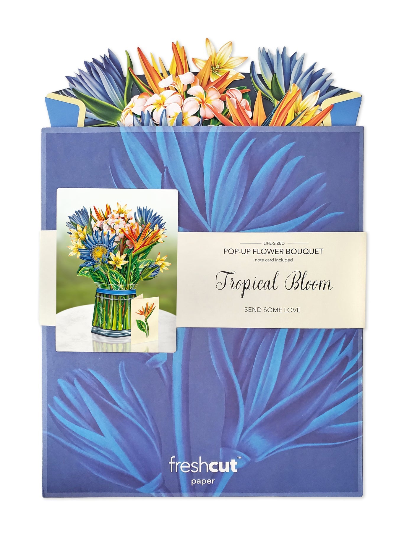 Tropical Bloom 3D Pop Up Bouquet