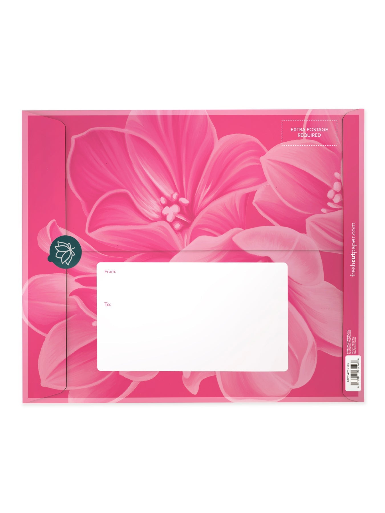 Festive Tulips 3D Pop Up Bouquet