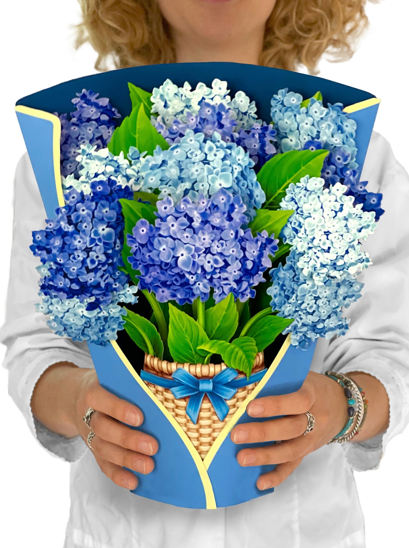 Nantucket Hydrangea 3D Pop Up Bouquet