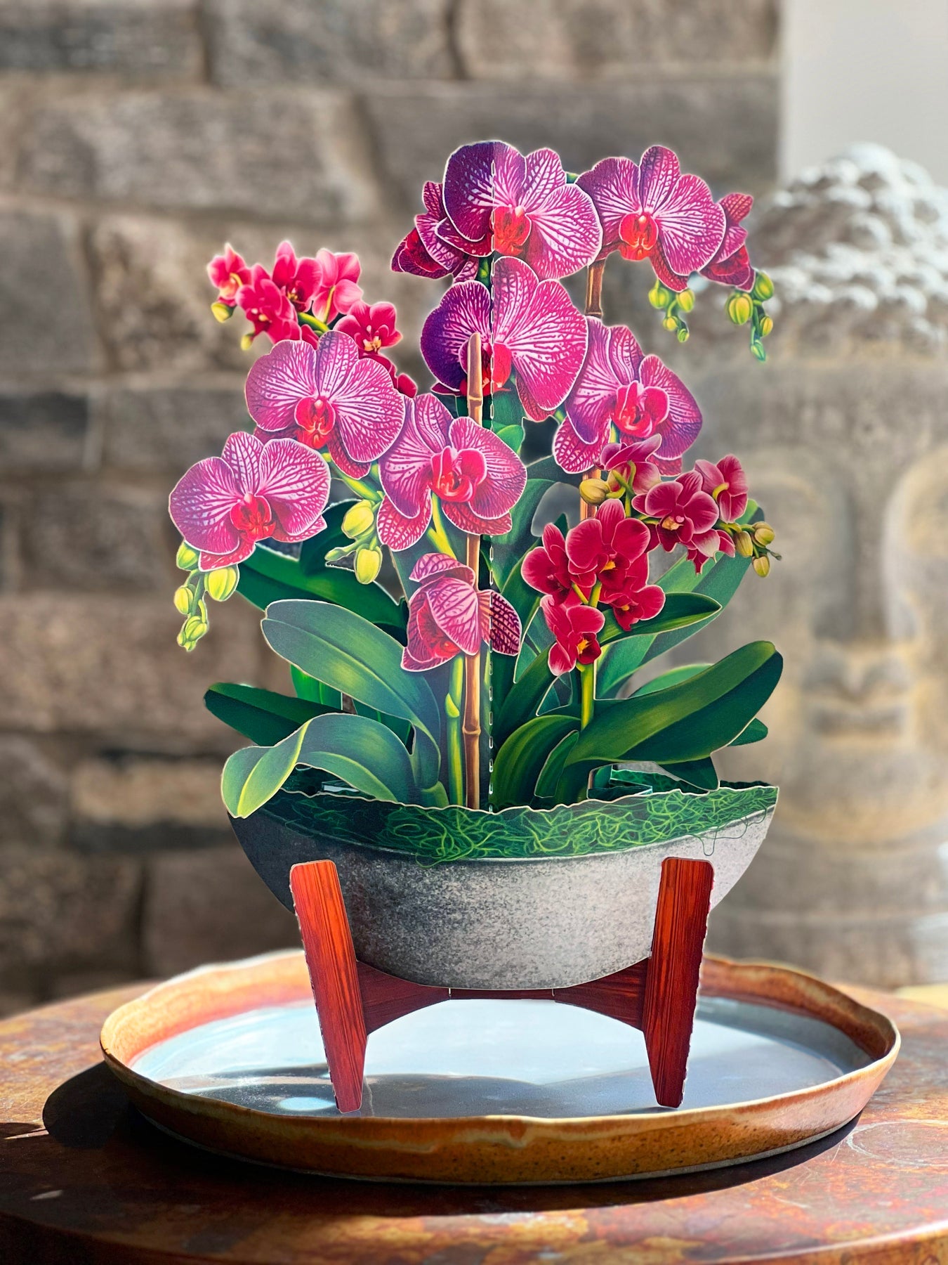Orchid Oasis 3D Pop Up Bouquet