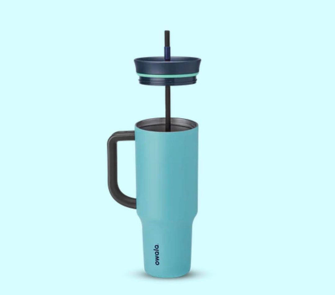 Stanley 40 Oz Travel Tumbler with Straw in Aqua Teal France