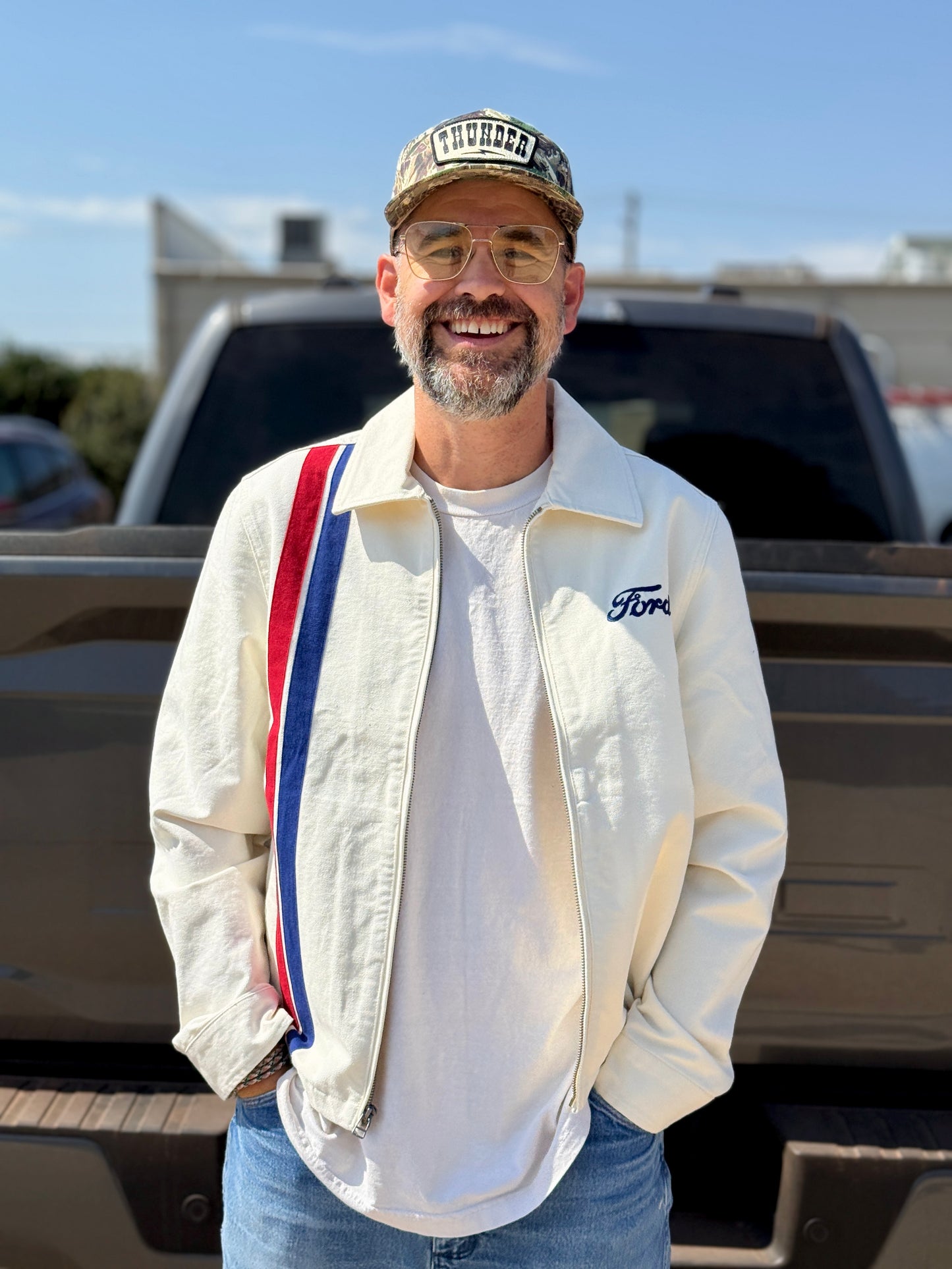 Ford Number One Garage Jacket - Wimbledon White