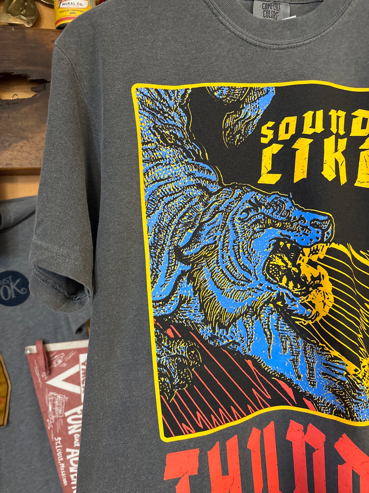 Sounds Like Thunder Tee - Pepper